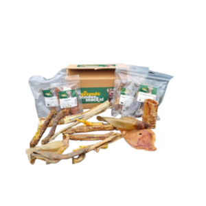De Gezonde Hondensnack Box – gevarieerde selectie gezonde hondensnacks