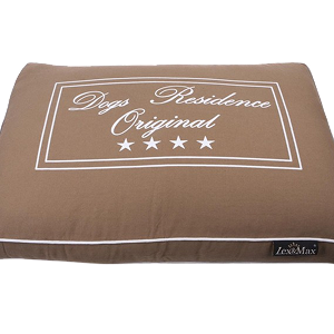 Groot hondenkussen 120x80 antraciet van Lex & Max.