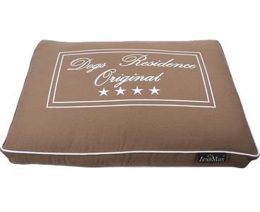 Groot hondenkussen 120x80 antraciet van Lex & Max.